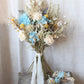 Lottie Blue, White & Yellow Bridal Bouquet