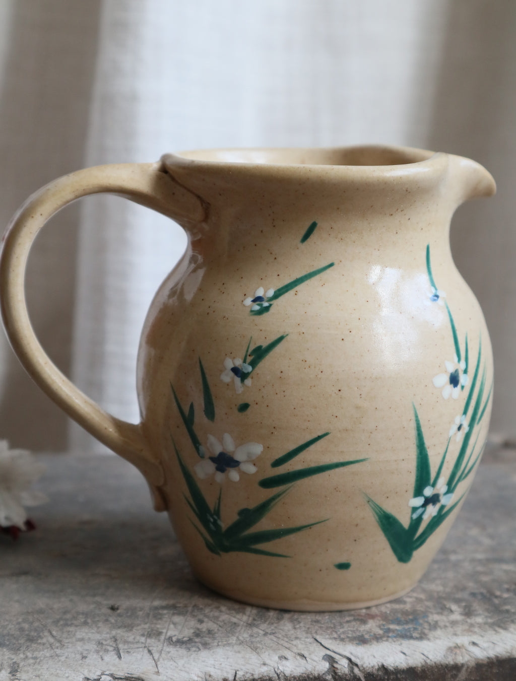 Antique Mini Floral Jug