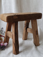 Rustic Antique Small Stool