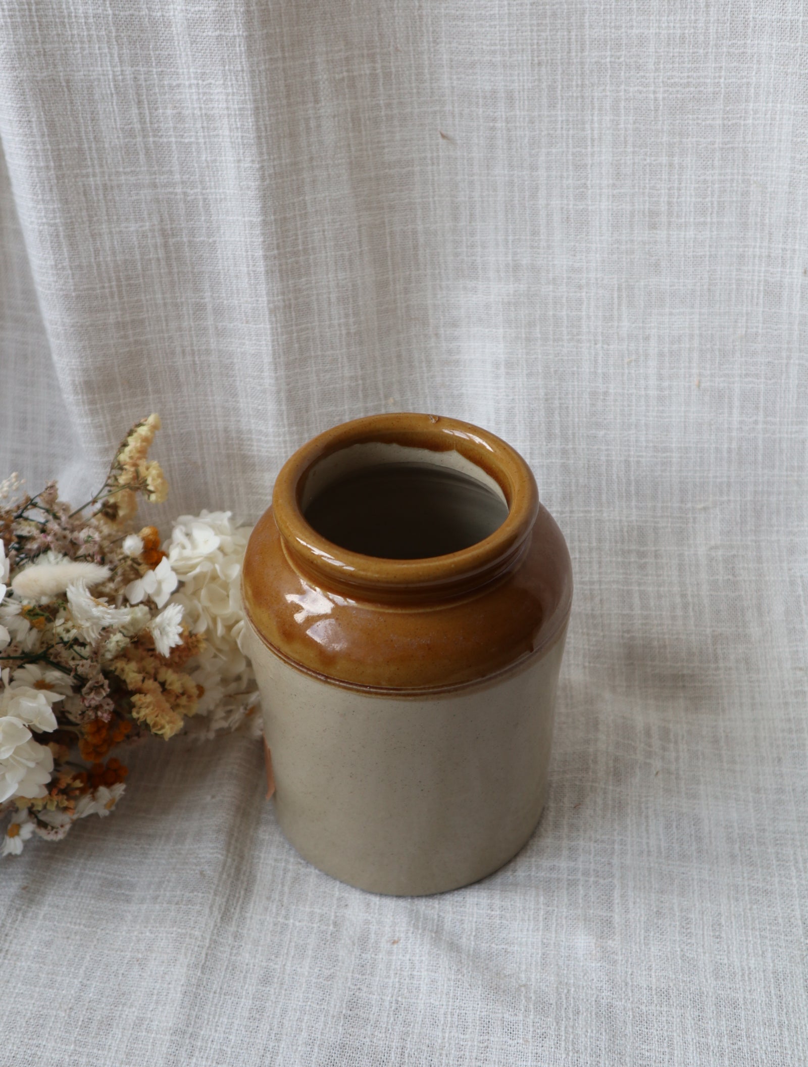Vintage Stoneware Large Storage Jar