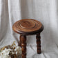 Small Rustic Bobbin Stool