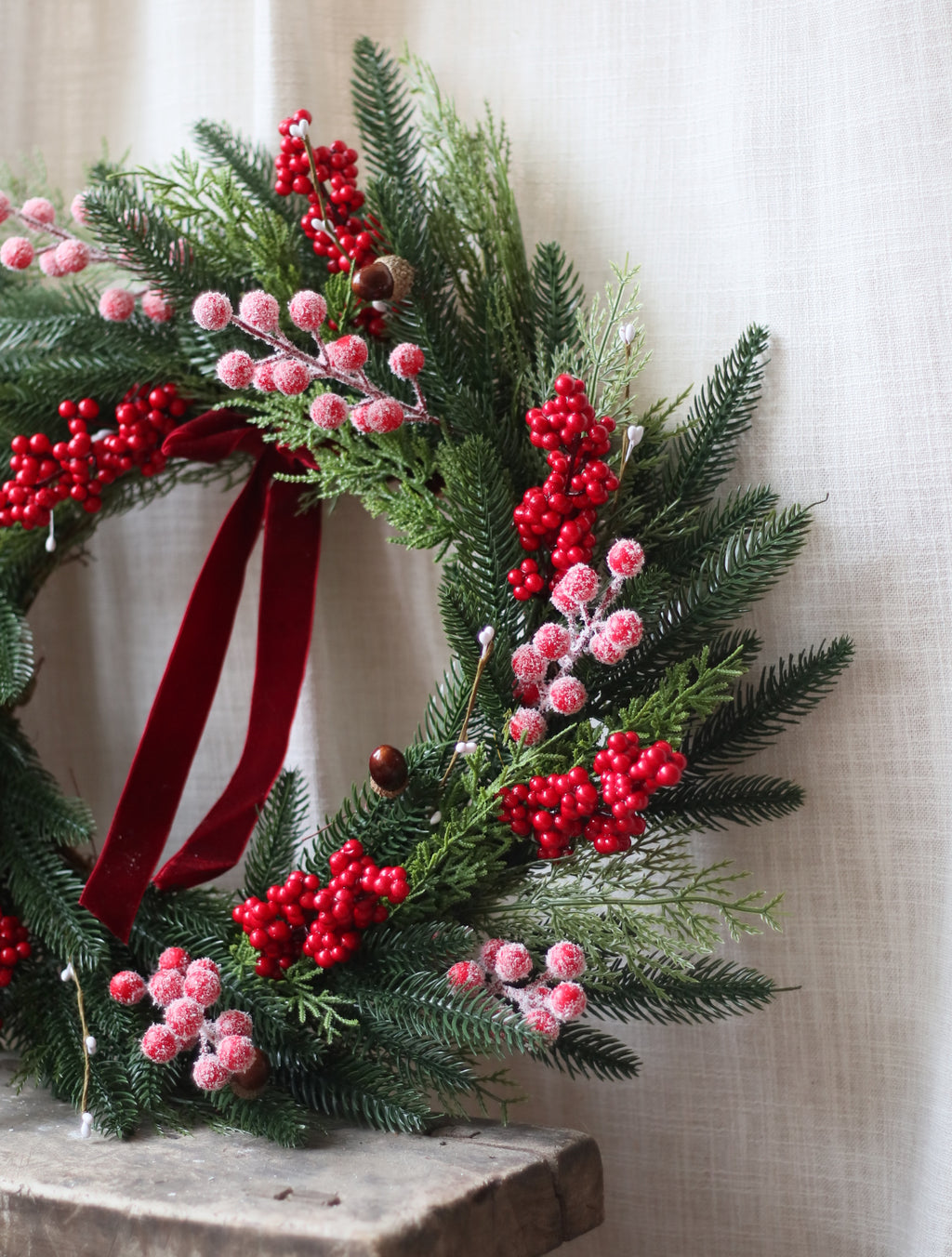 Robyn Red Berry Wreath