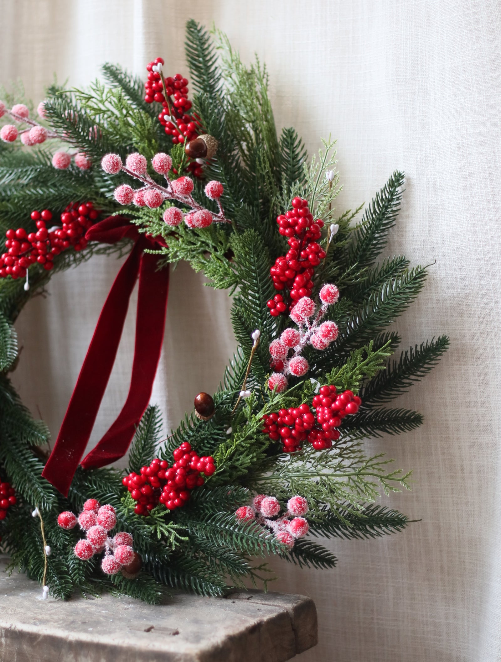 Robyn Red Berry Wreath
