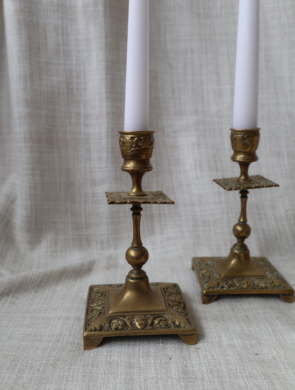 Pair of Brass Candlesticks