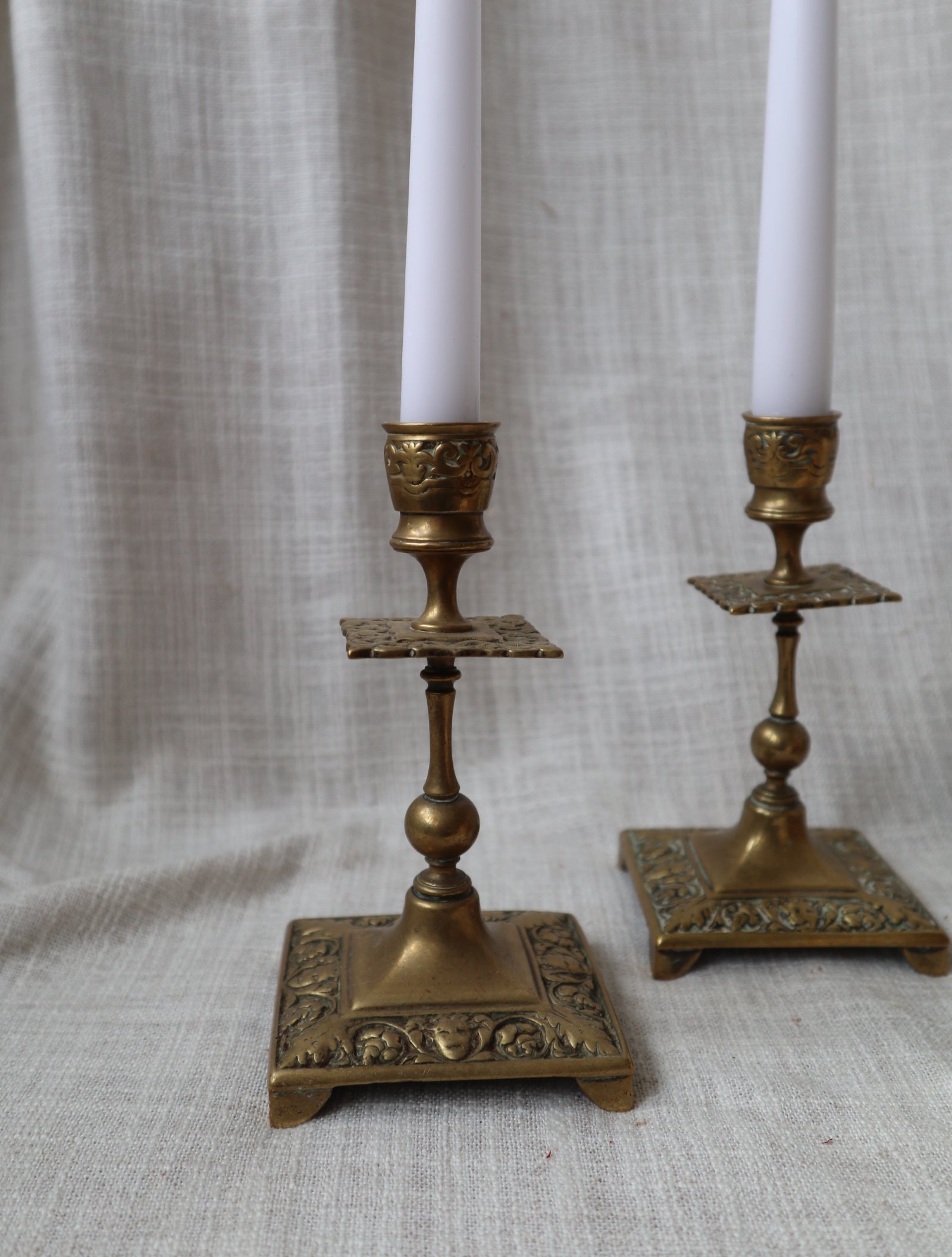 Pair of Brass Candlesticks
