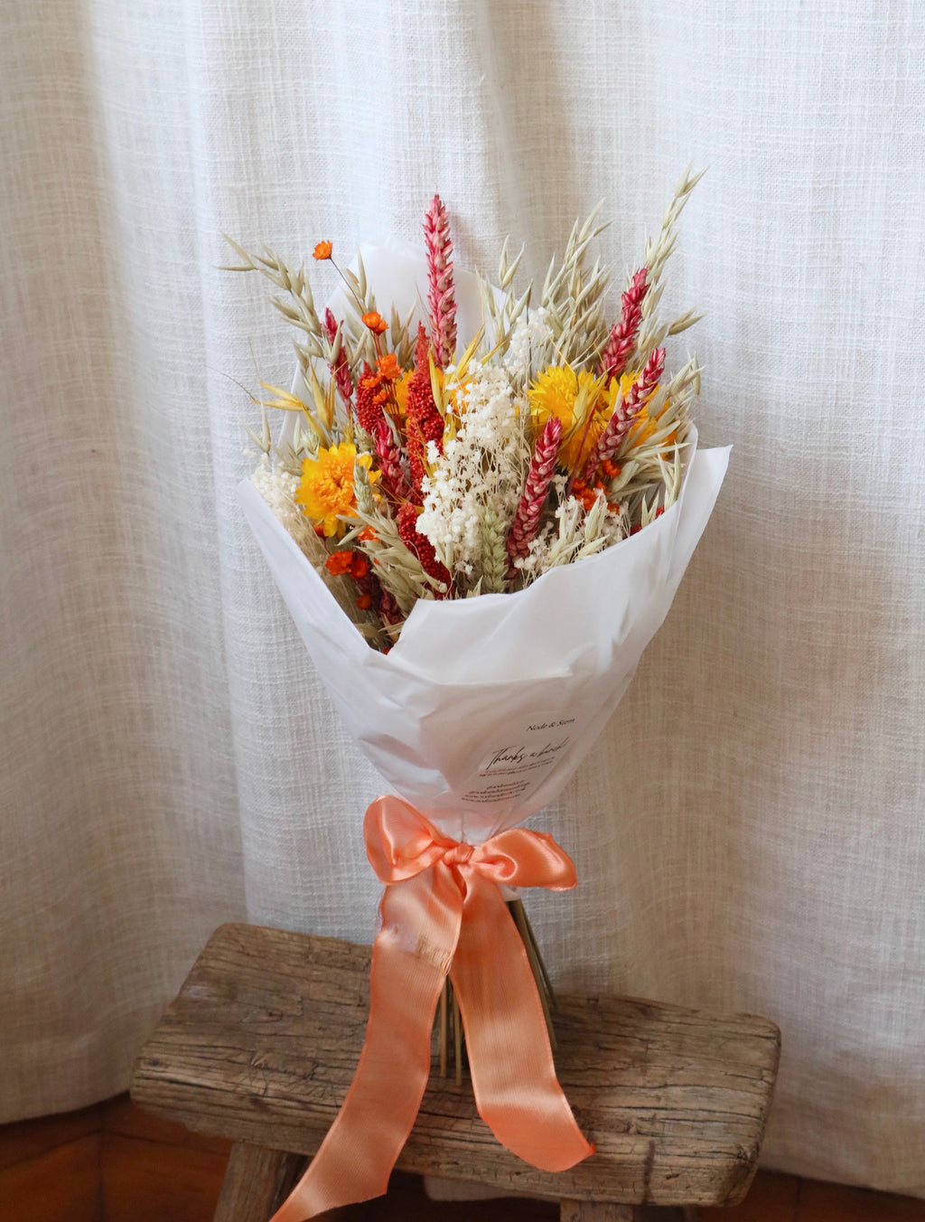 Nadia Autumn Dried Flower Bouquet