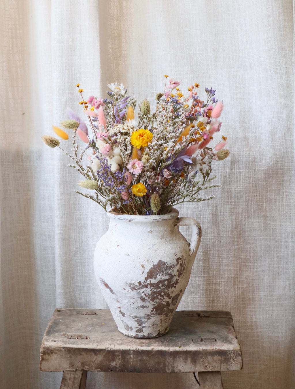 Lila Pastel Dried Flower Bouquet