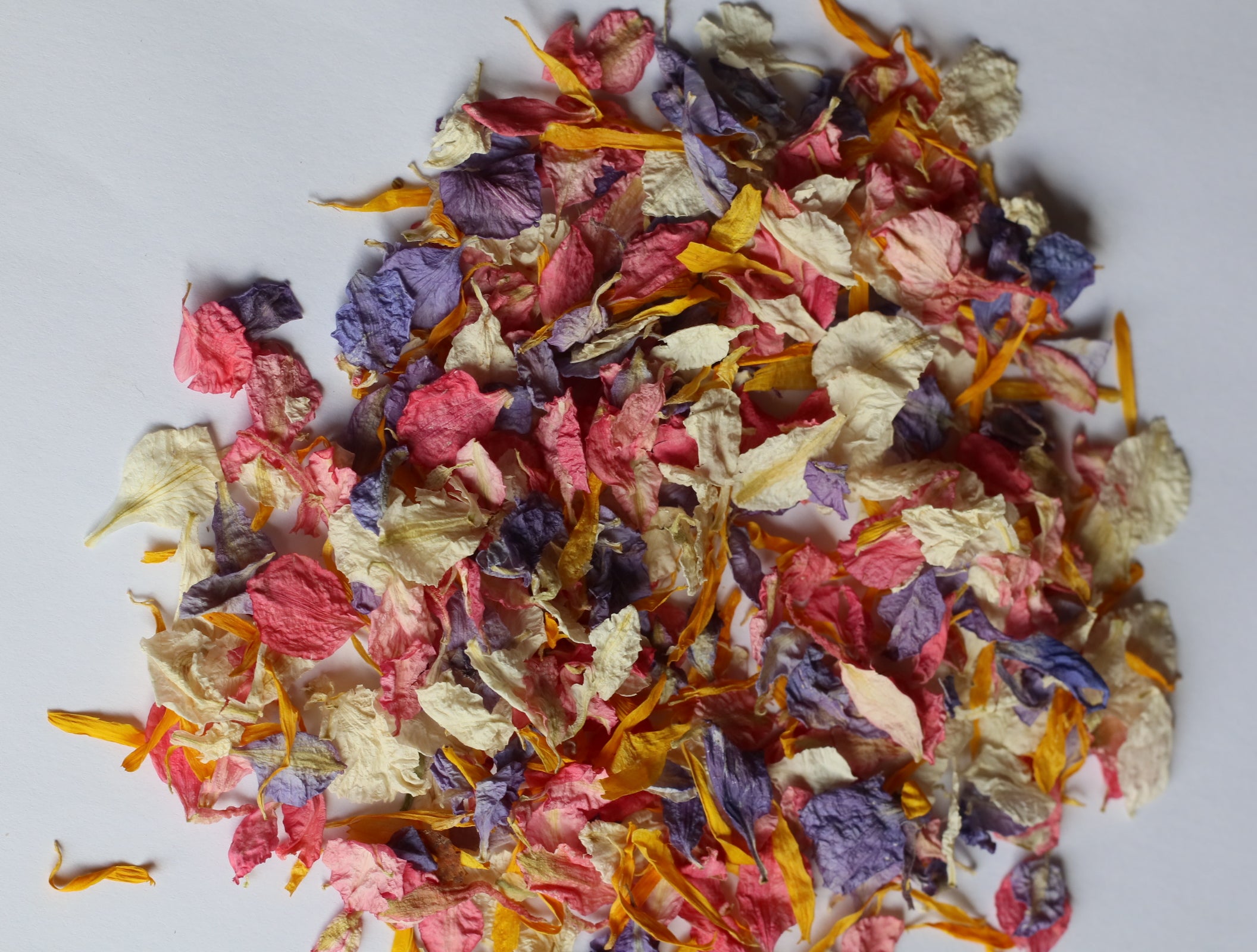 Summer Dried Flower Confetti Bags