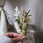 Clove | White & Green Dried Flower Bouquet