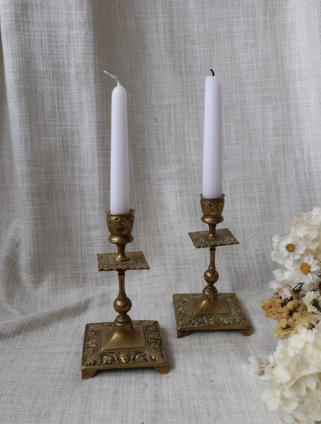 Pair of Brass Candlesticks