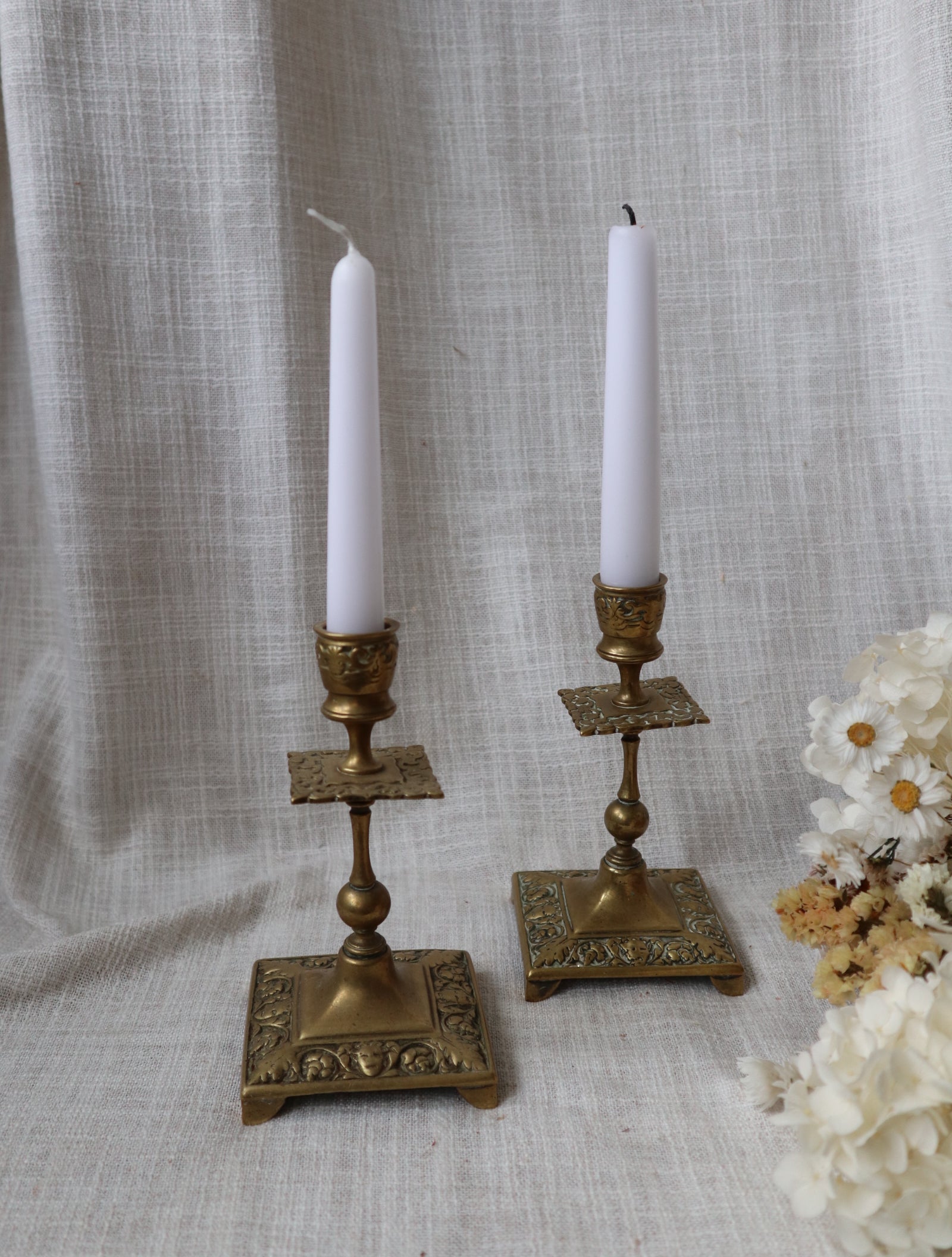 Pair of Brass Candlesticks