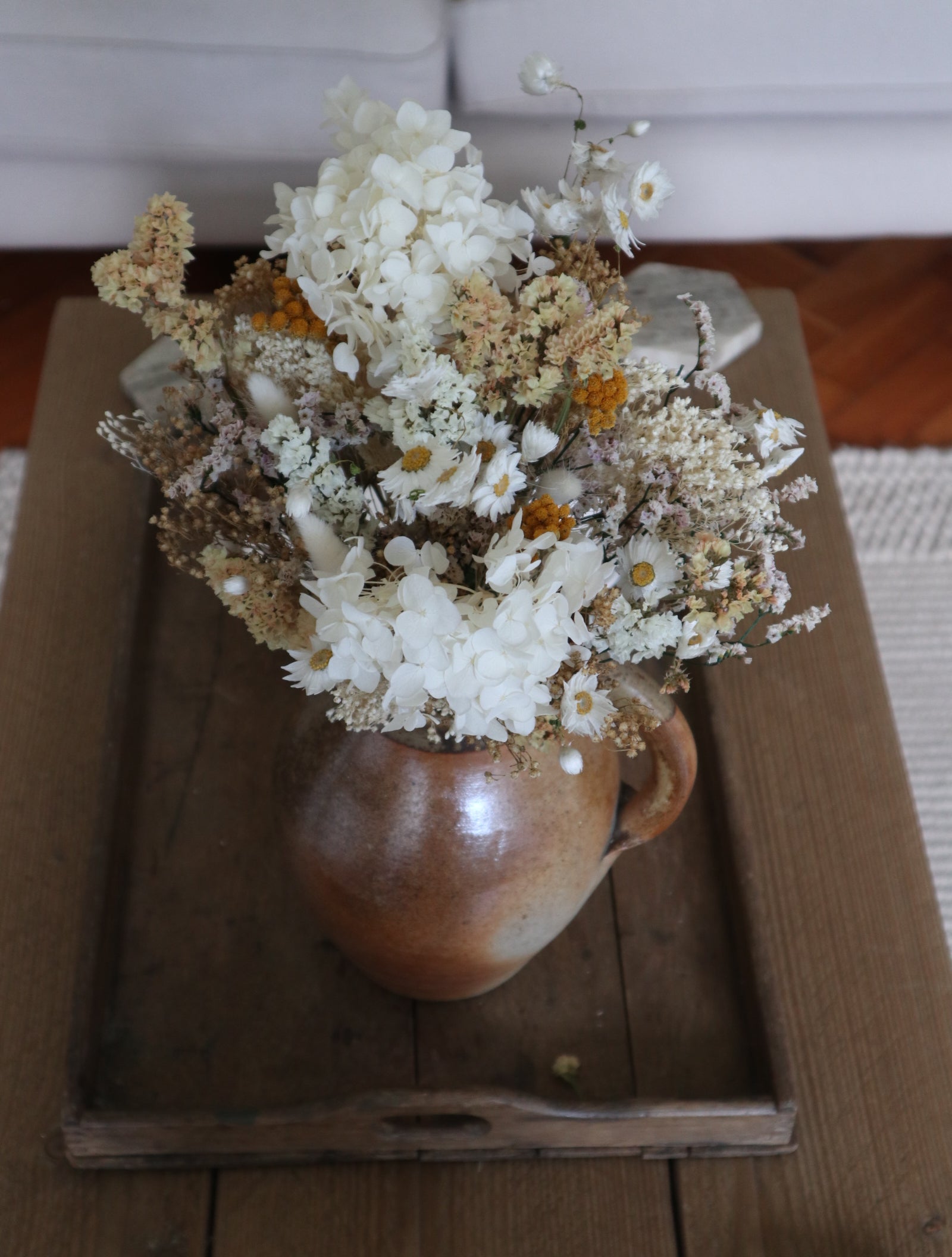 Buttercup Dried Flower Bouquet