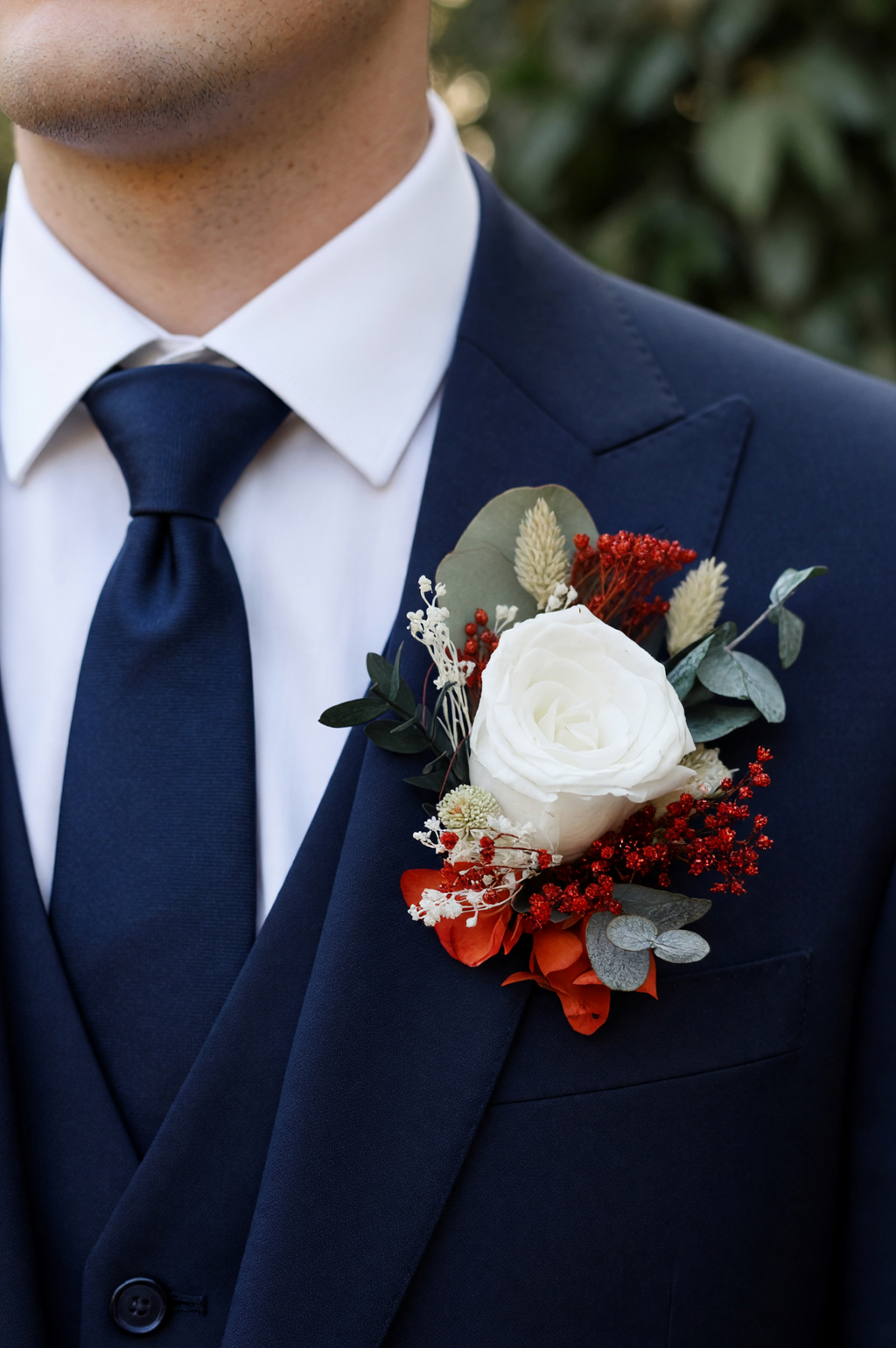 Faye Autumn Dried Wedding Bouquet