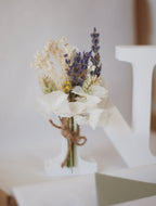 Dried Flower Wooden Initial