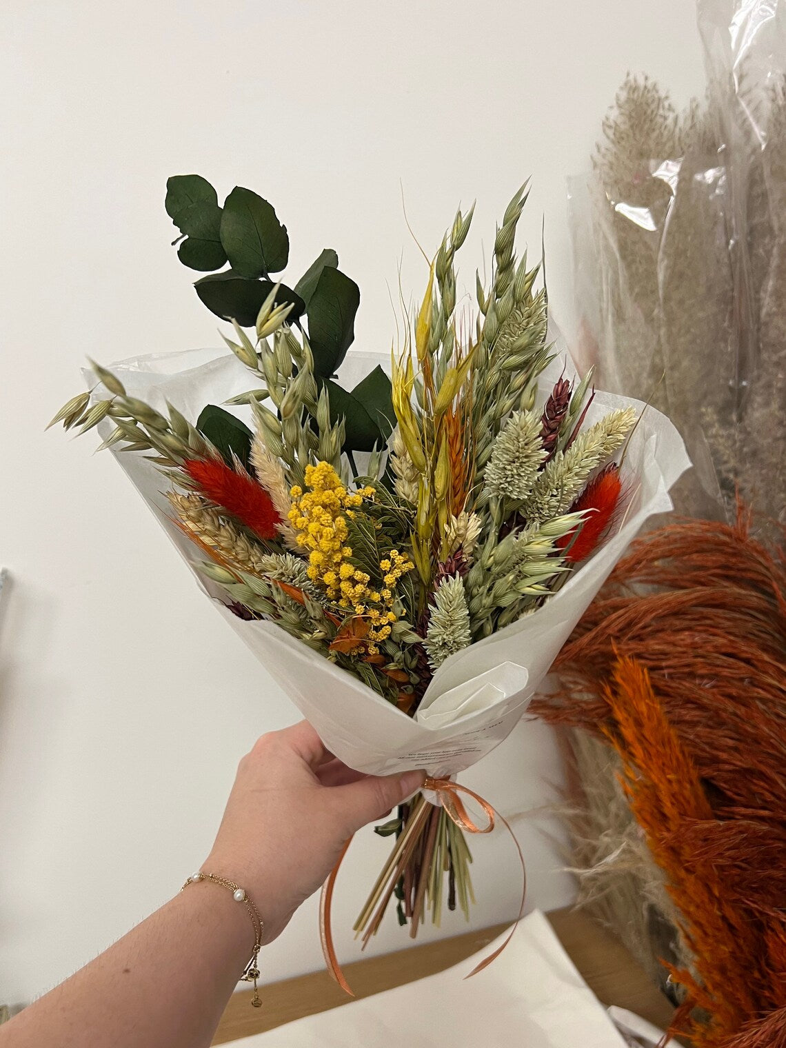 Hazel Autumn Dried Flower Bouquet