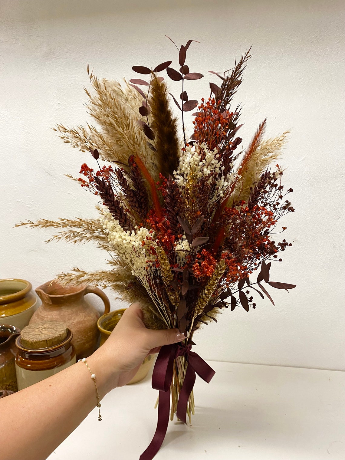 Margot Luxury Autumn Dried Flower Bouquet