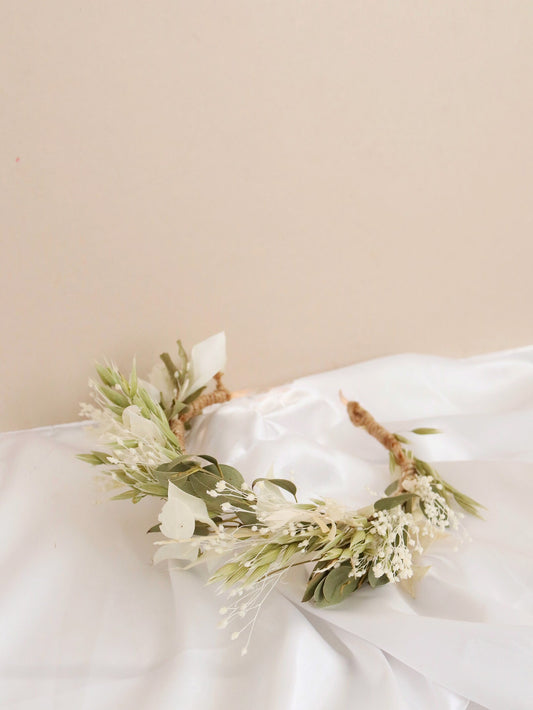 Dried Eucalyptus Flower Crown