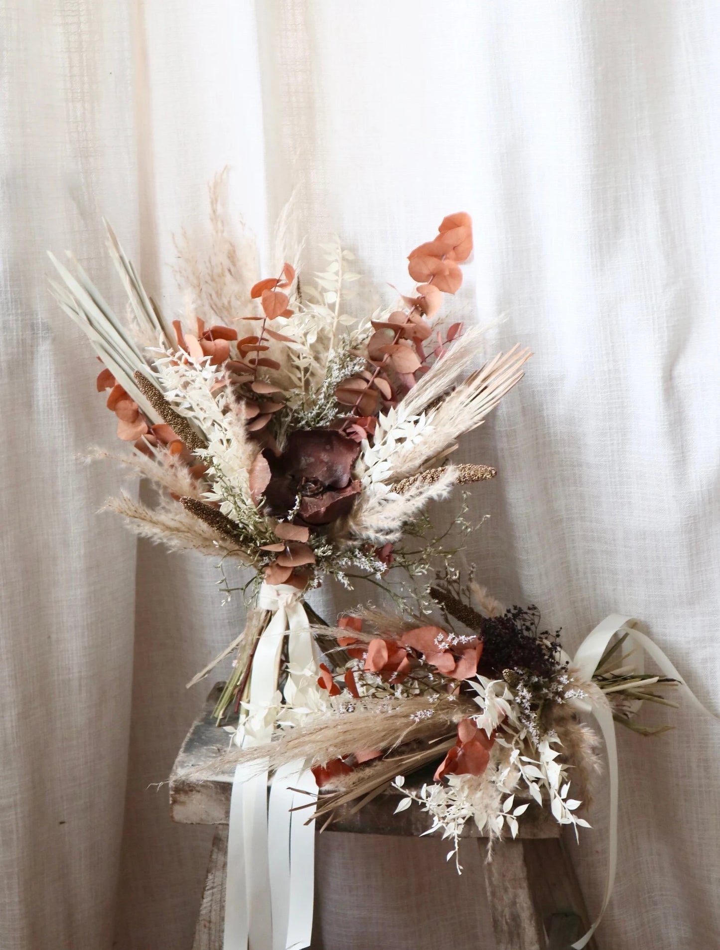 Natural Wedding Dried Flower Bouquet