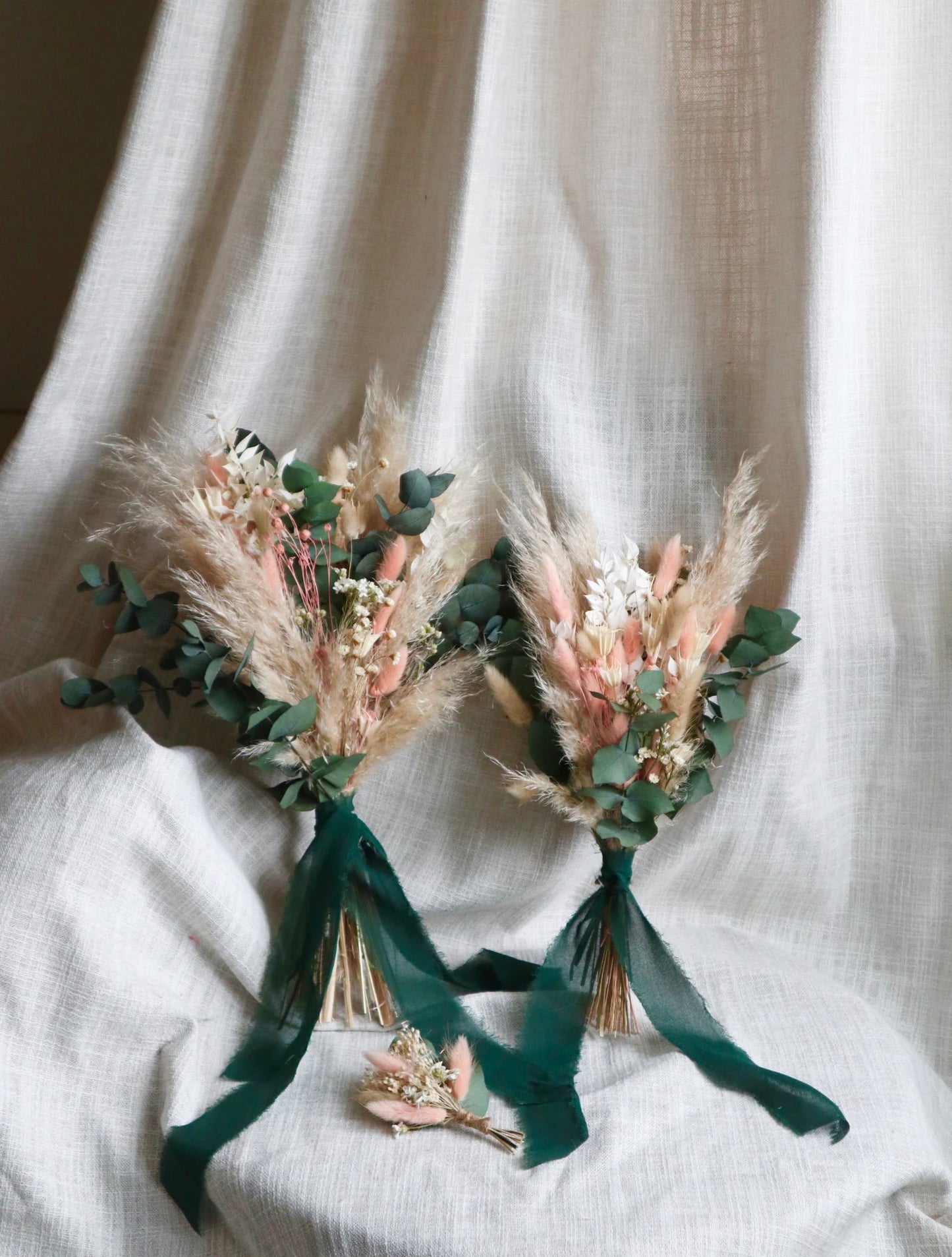 Blush Pink & Eucalyptus Wedding Bouquet