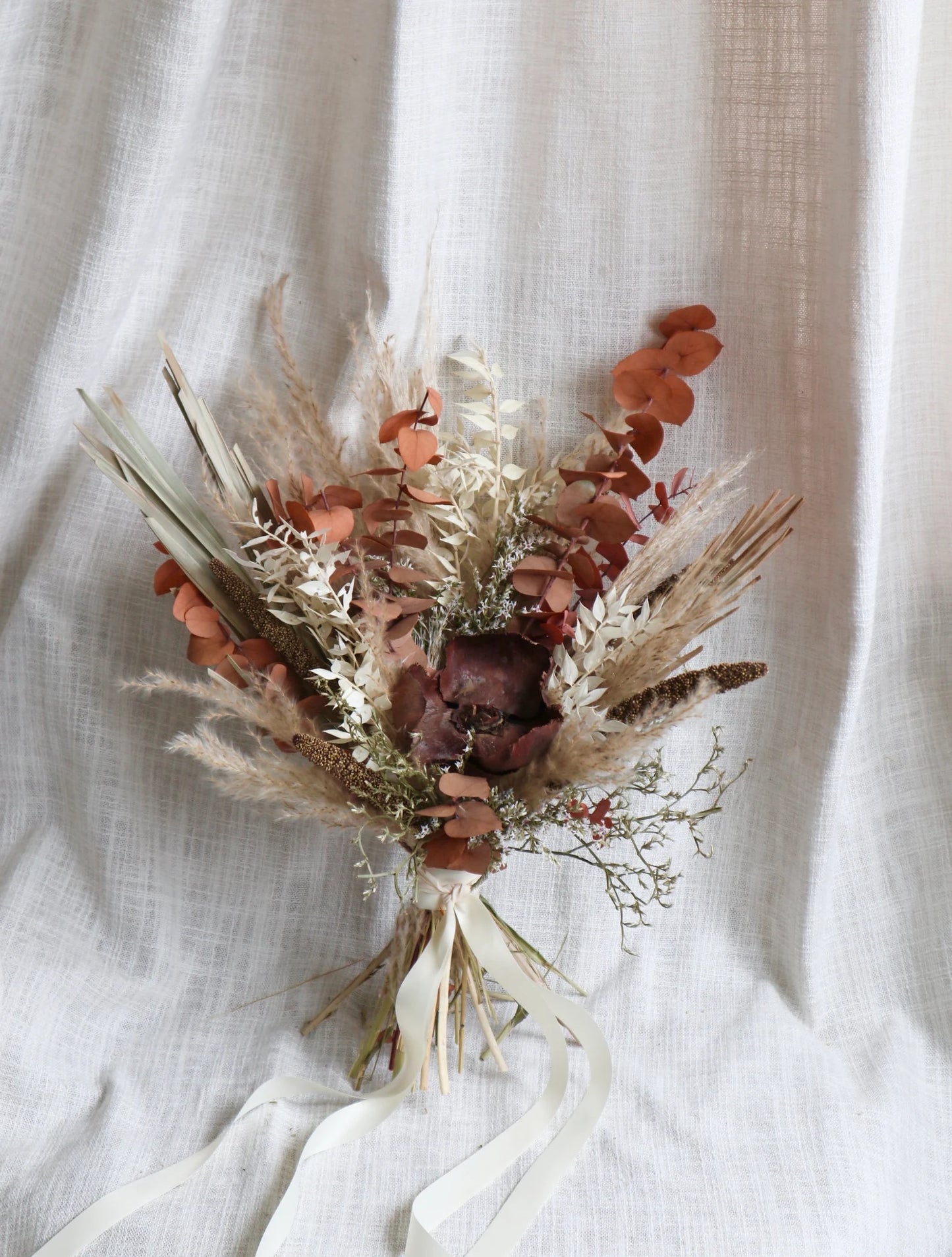 Natural Wedding Dried Flower Bouquet