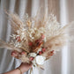 Grace | Pink & Neutral Dried Flower Wedding Bouquet