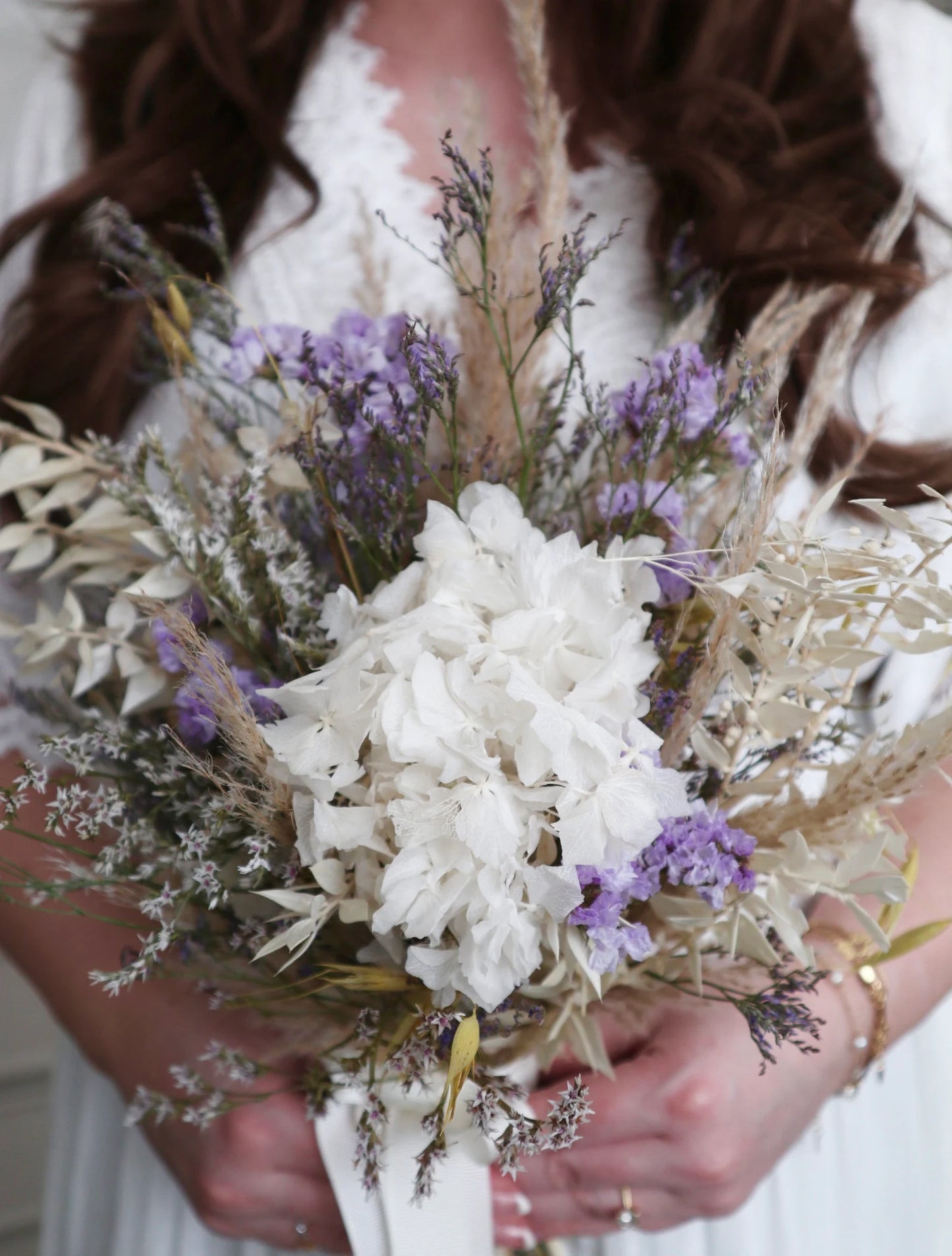 Esti | Pastel Dried Flower Wedding Bouquet