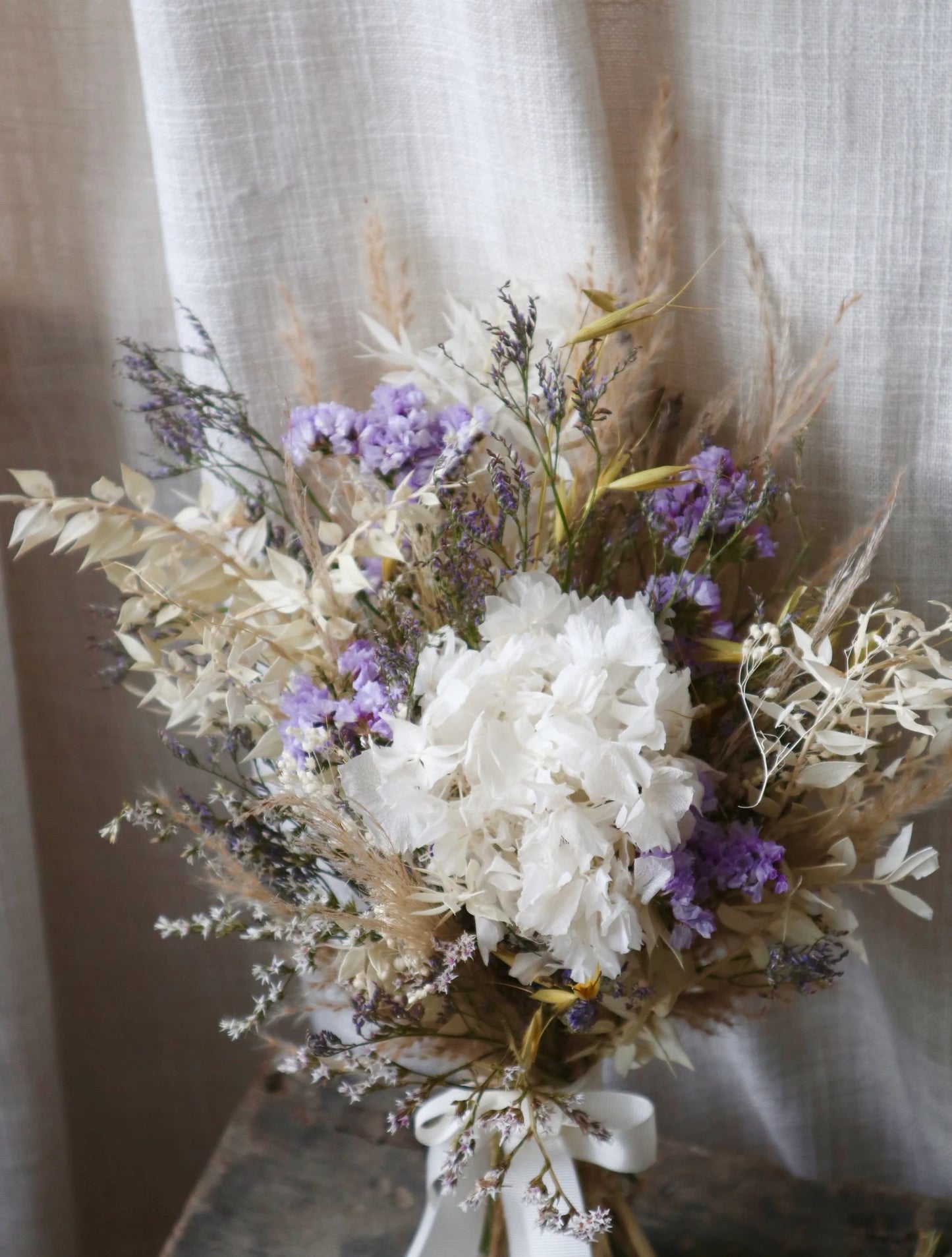 Esti | Pastel Dried Flower Wedding Bouquet