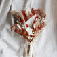 August | Preserved Rose & Burnt Orange Dried Flower Wedding Bouquet