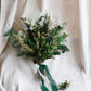 Emerald | Green Eucalyptus Dried Flower Wedding Bouquet