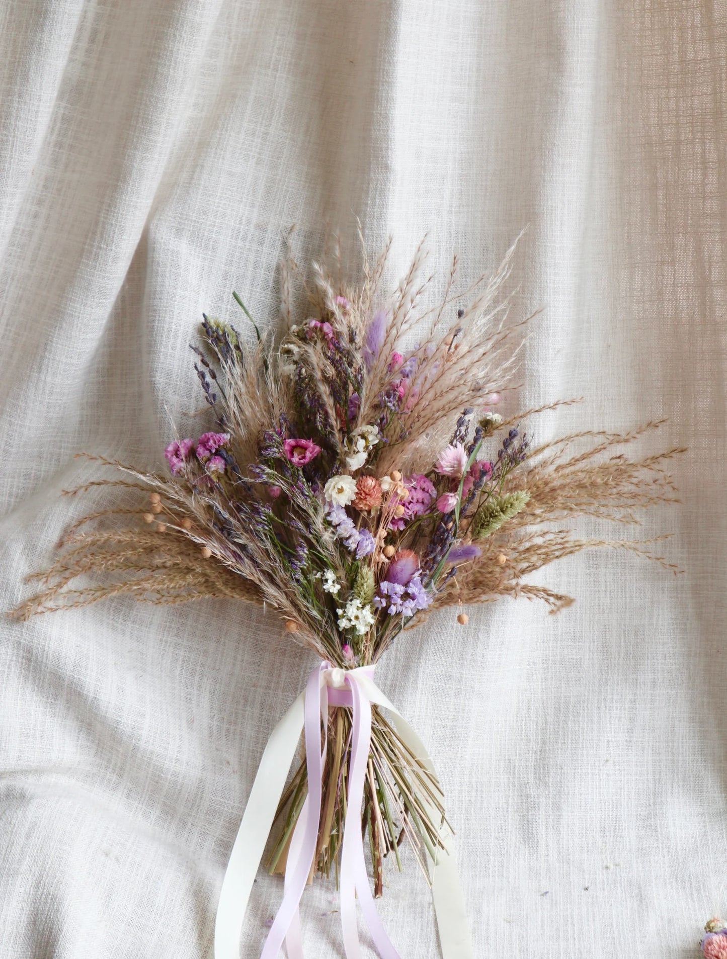 Etta | Colourful Dried WildFlower Wedding Bouquet