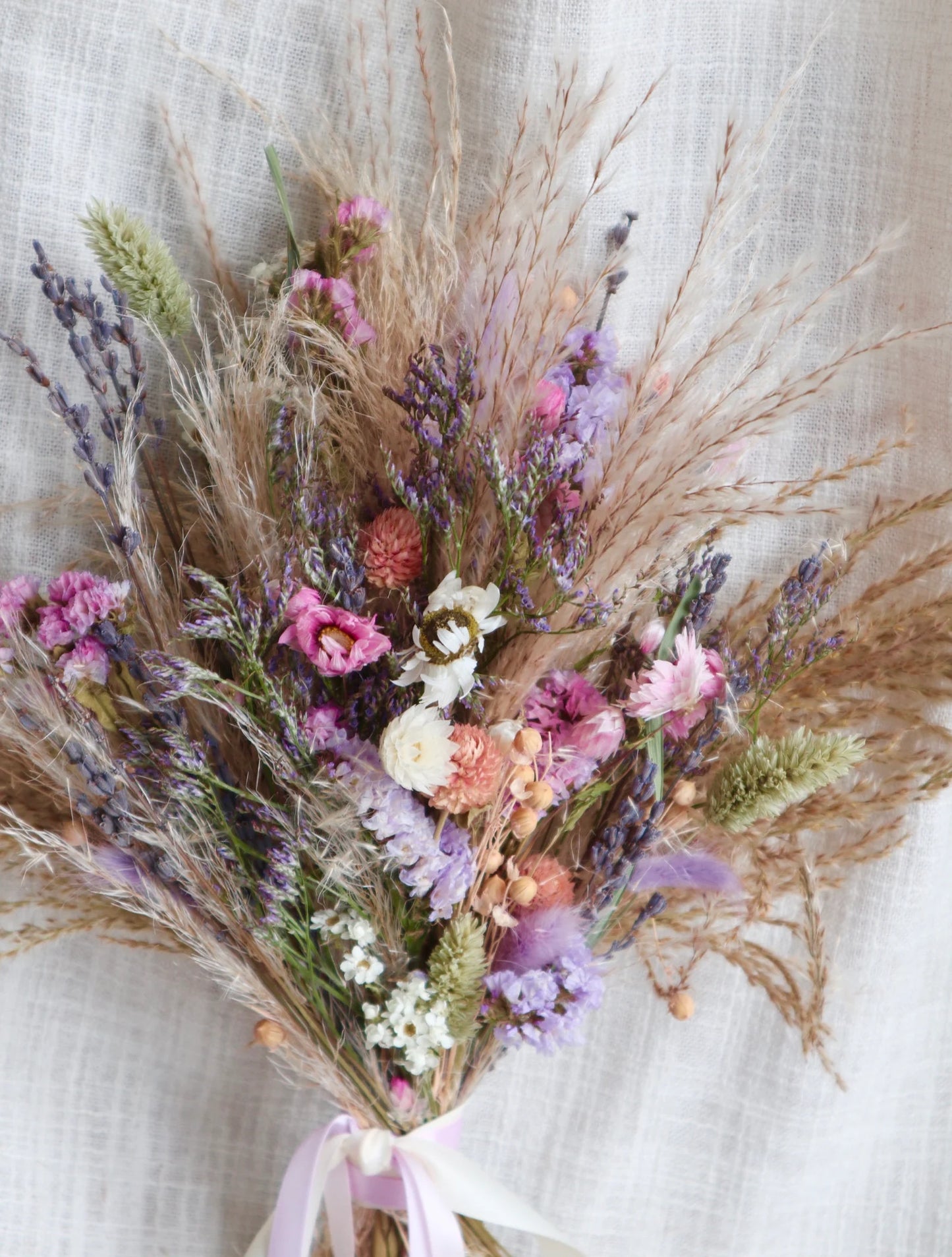 Etta | Colourful Dried WildFlower Wedding Bouquet