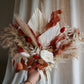 August | Preserved Rose & Burnt Orange Dried Flower Wedding Bouquet