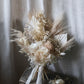 Orla | Luxury Neutral Dried Flower Wedding Bouquets With Dried Roses & White Hydrangeas