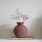 Antique Terracotta Round Vase