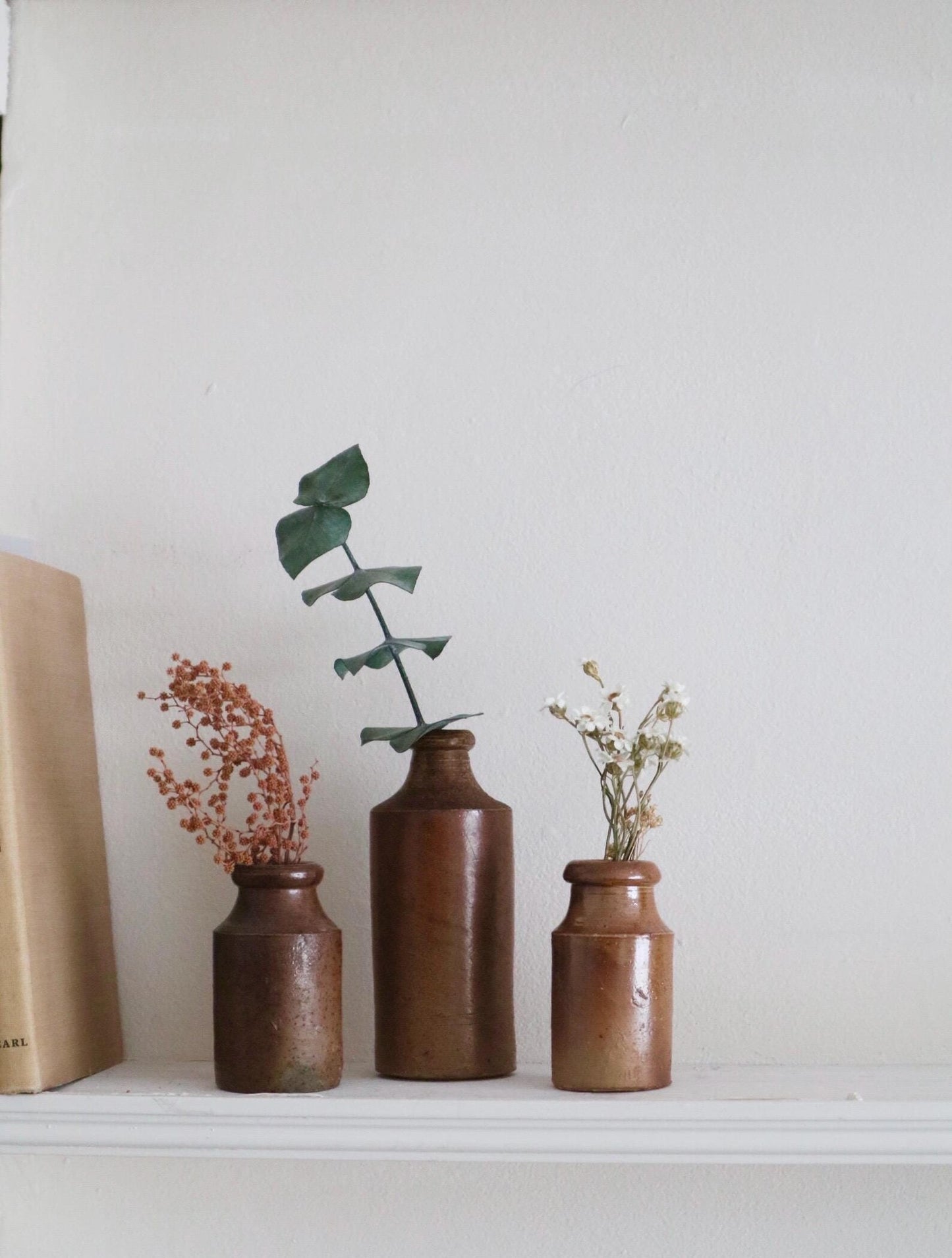 Vintage Stoneware Bottles