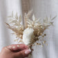 Orla | Luxury Neutral Dried Flower Wedding Bouquets With Dried Roses & White Hydrangeas