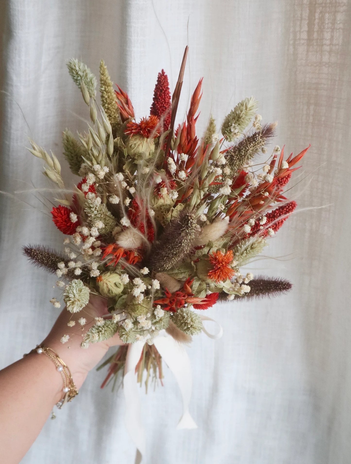 Sienna | Autumn Wedding Dried Flower Bouquet