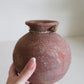 Antique Terracotta Round Vase