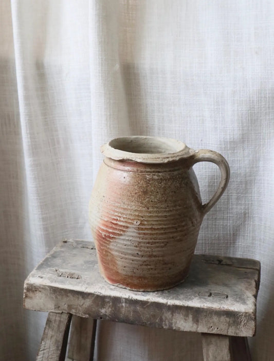 French Antique Terracotta Confit Pot