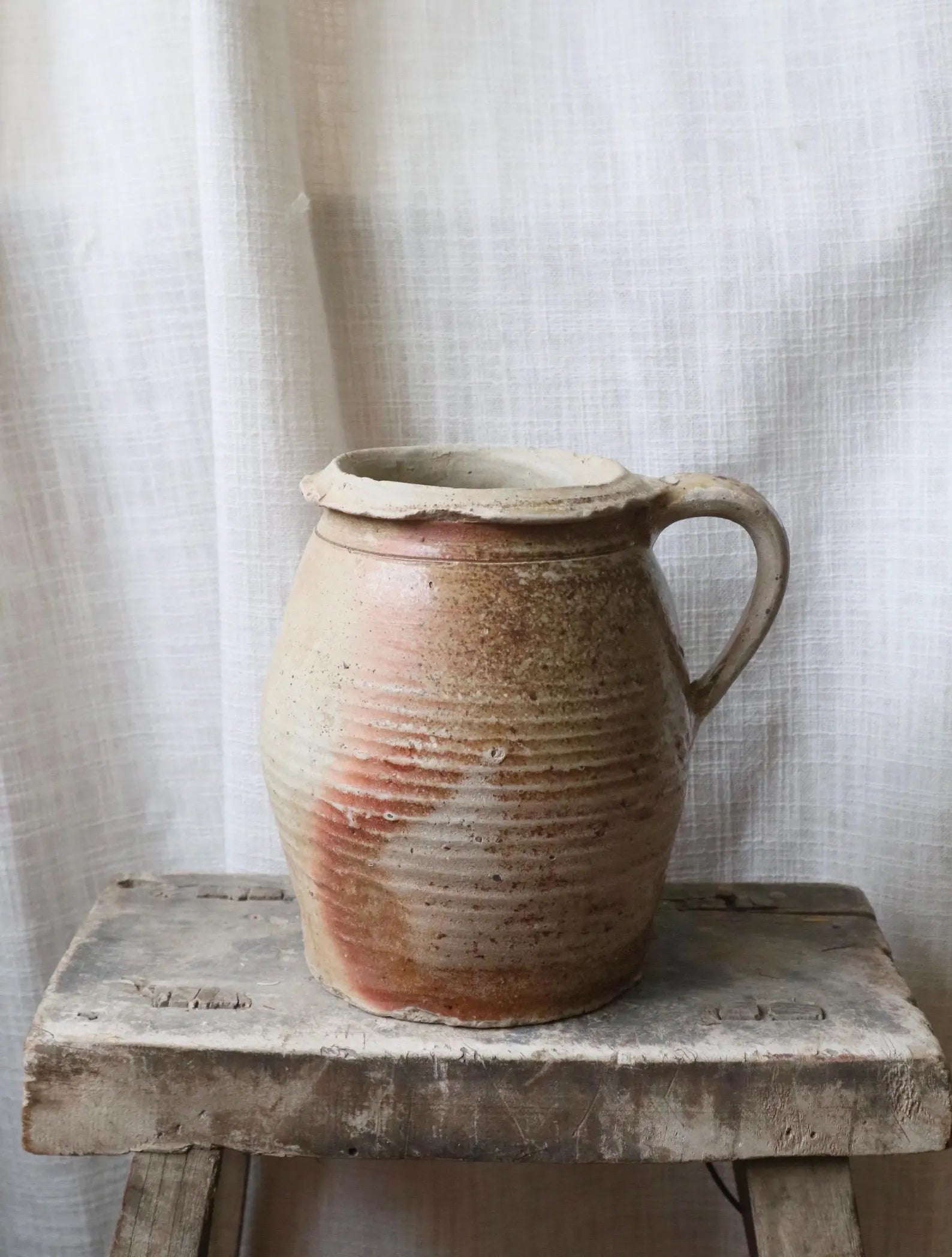 French Antique Terracotta Confit Pot
