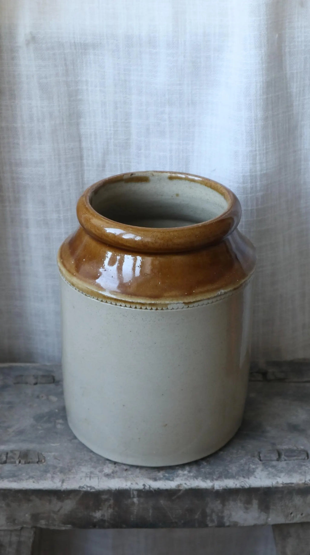 Vintage Stoneware Large Storage Jar