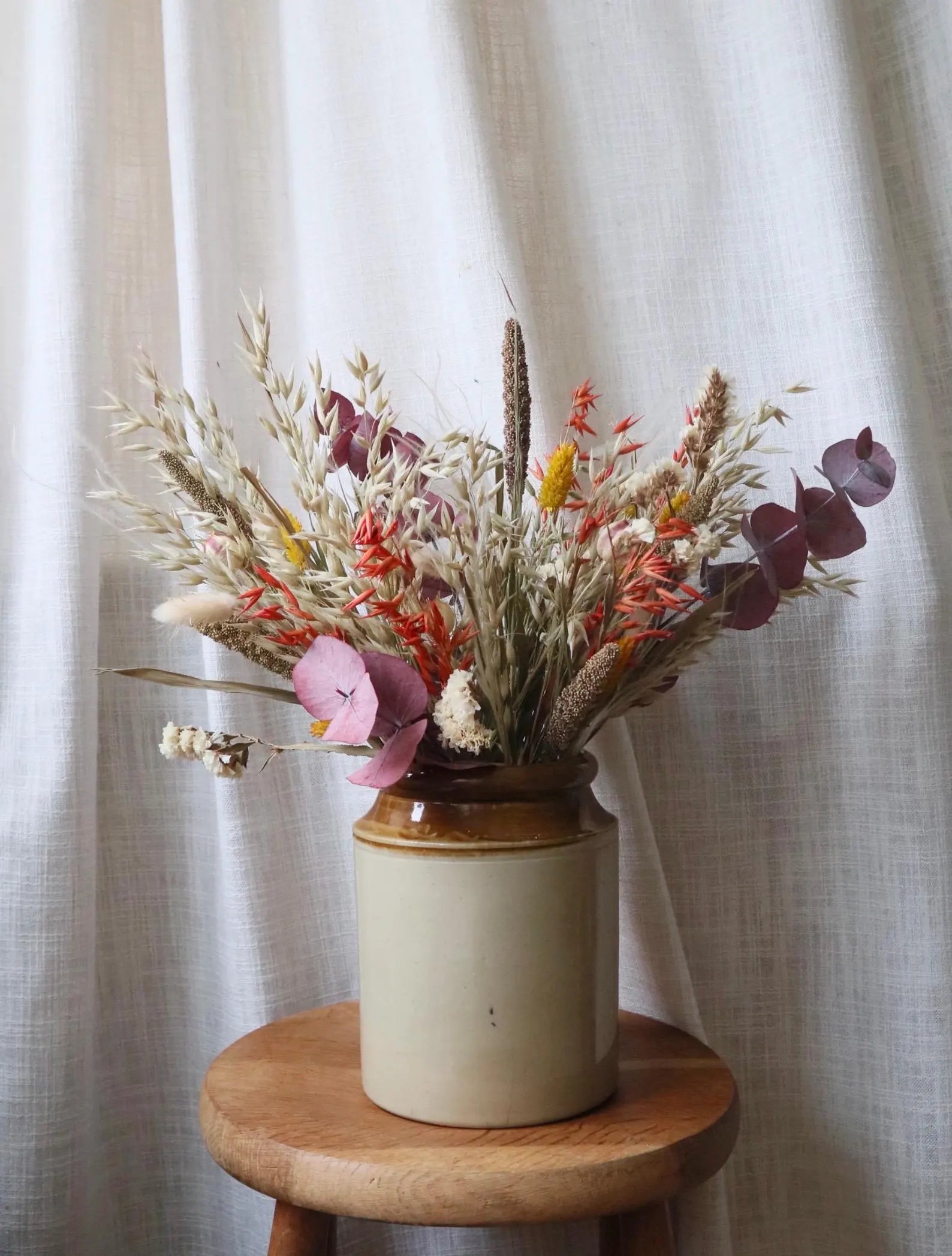 Vintage Stoneware Storage Jar