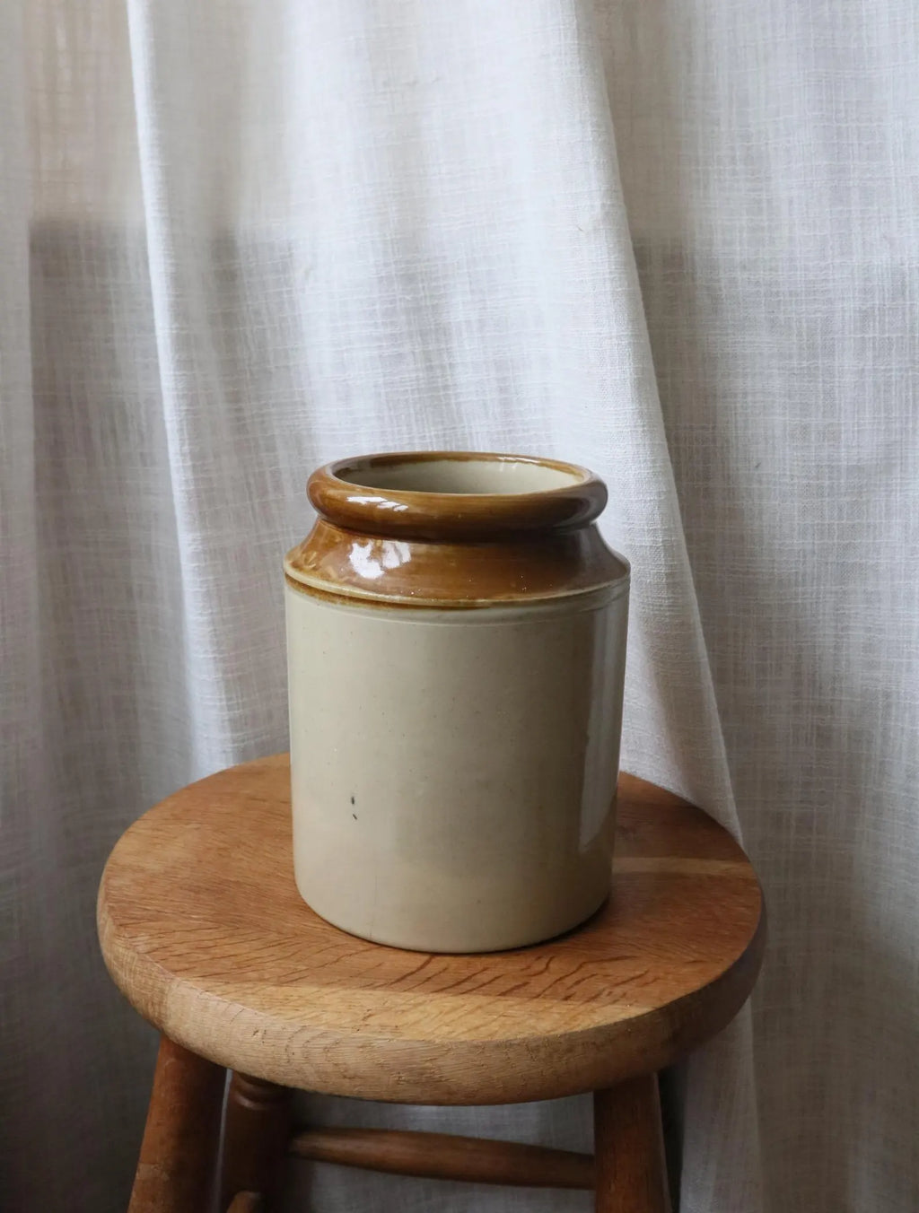 Vintage Stoneware Storage Jar