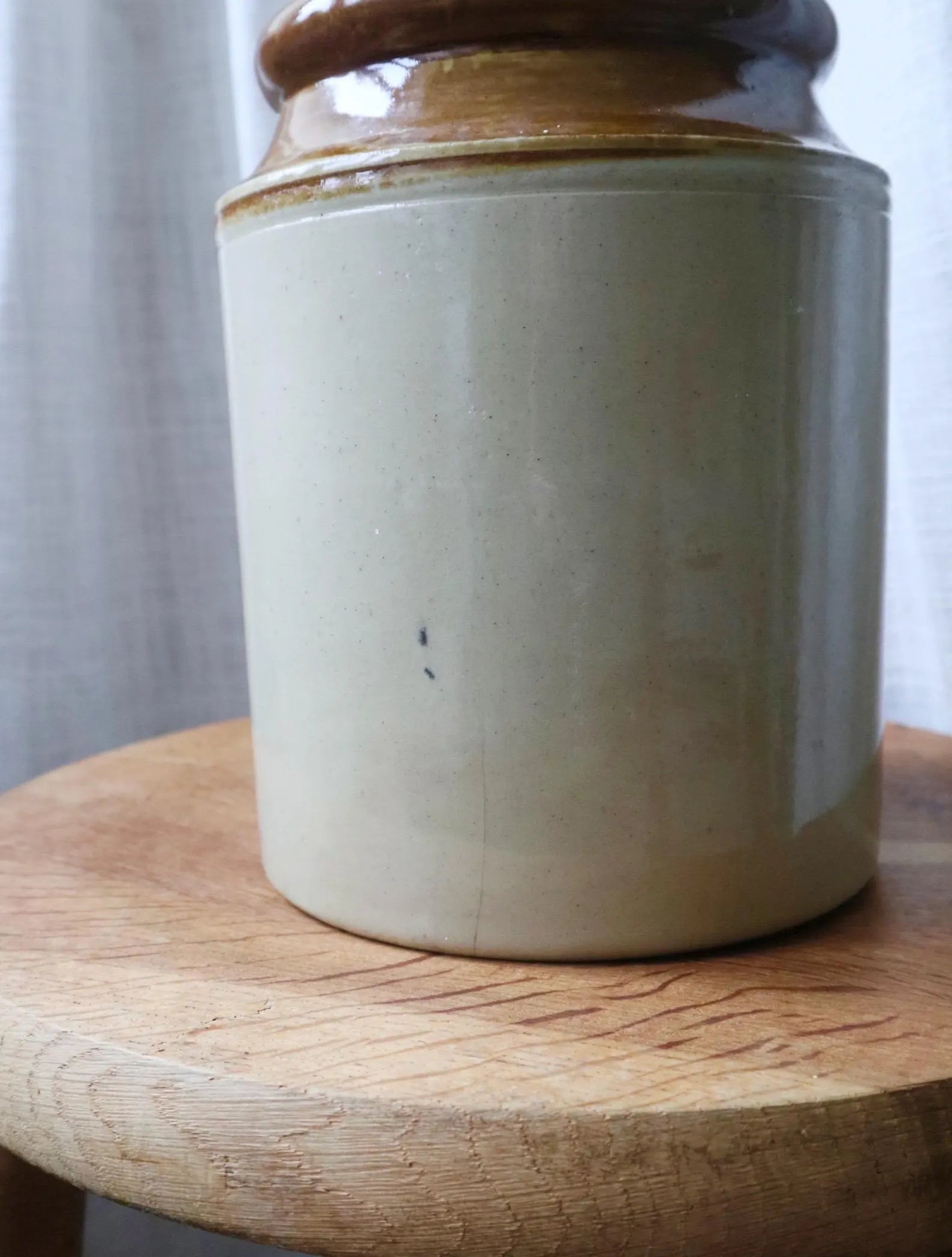Vintage Stoneware Storage Jar