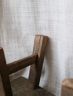 Dark Mini Antique Stool