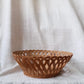 Antique Wicker Decorative Bowl