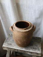 French Antique Terracotta Confit Pot