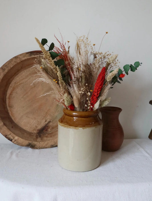 Vintage Stoneware Large Storage Jar