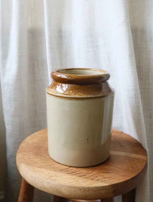 Vintage Stoneware Storage Jar