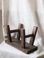 Dark Mini Antique Stool